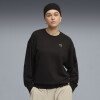 Remera Puma ESS ELEVATED Comf.Crew TR Mujer 691856 01 Negro