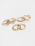 Sets Anillos Religioso Sets Anillos Cruces Con Strass - Dorado