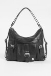 Hobo mochila con hebilla negro