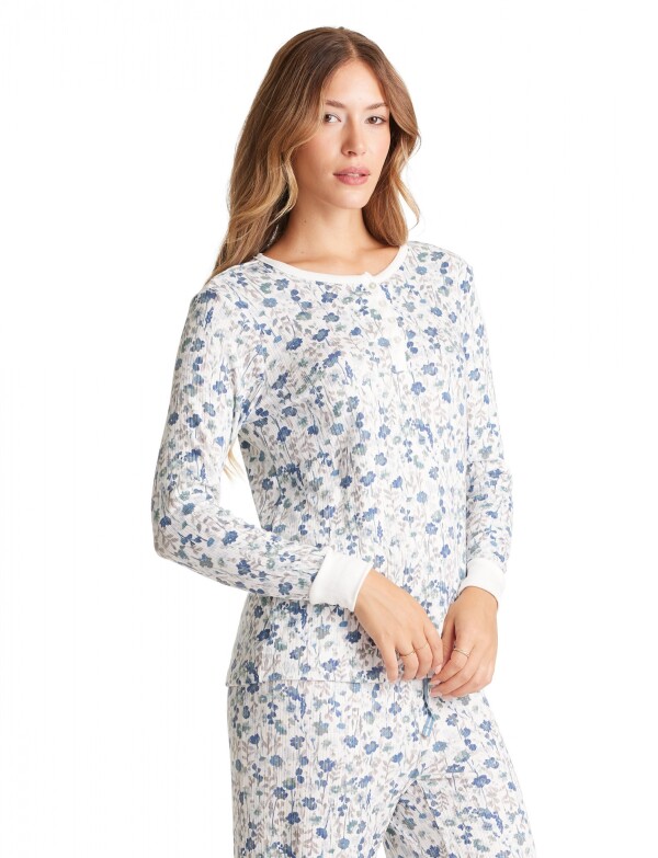 Pijama Con Pantalon BLANCO/MULTI