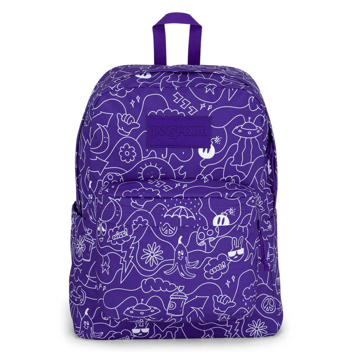 Mochila Superbreak Plus - Dub Doodle Purple 