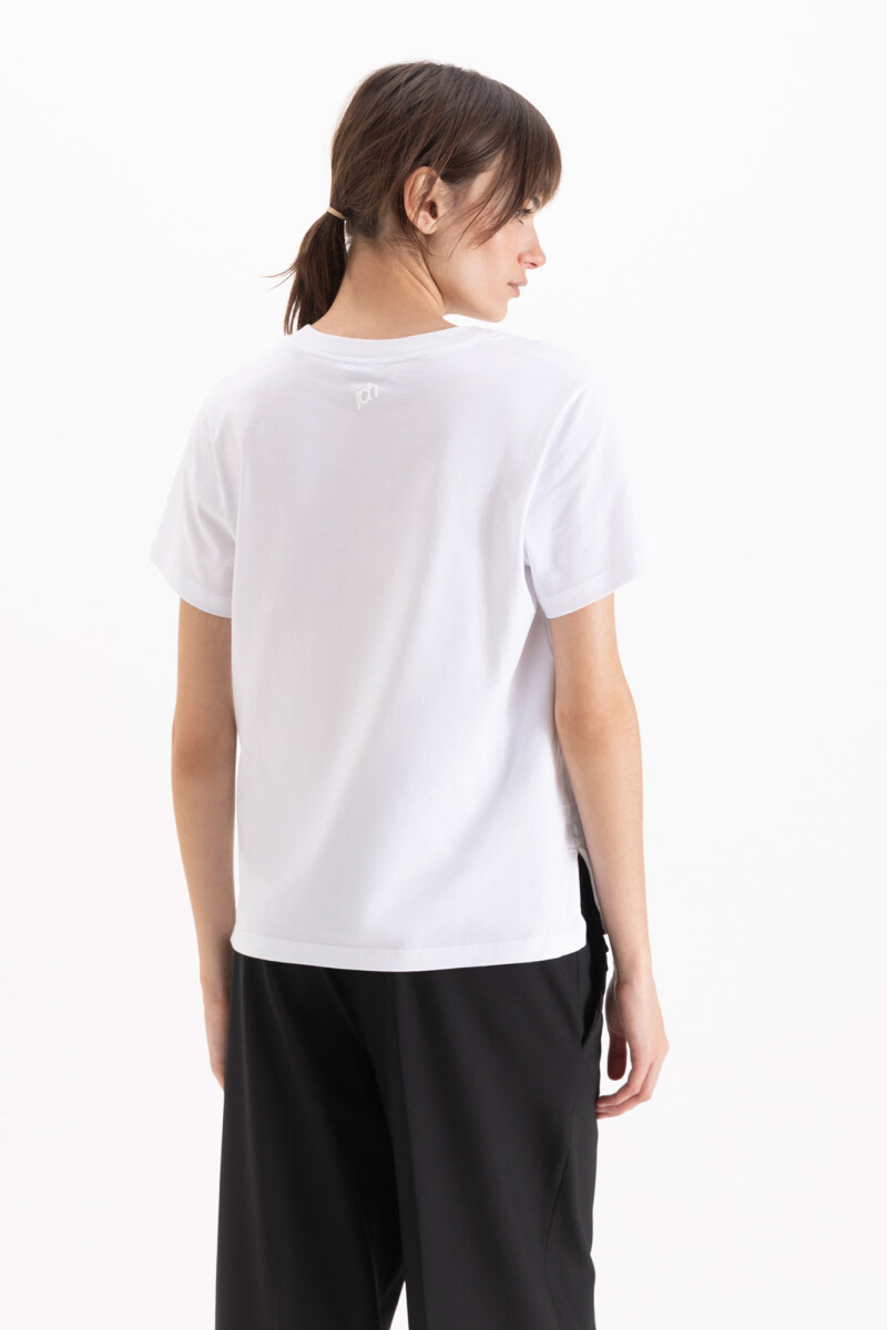 REMERA BUDA GARDEN Blanco