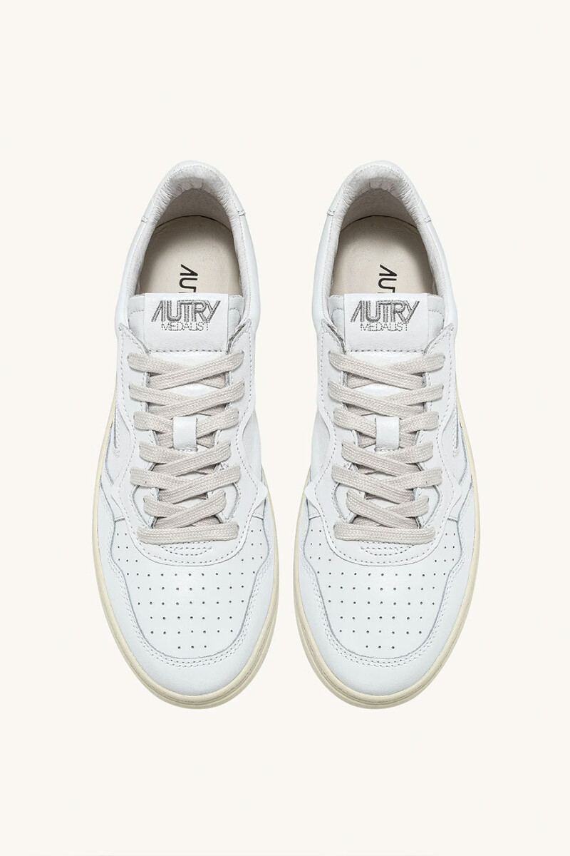 MEDALIST LOW MAN LEAT/LEAT WHT Blanco