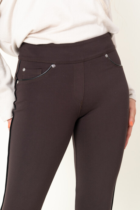 PANTALON KATE Chocolate