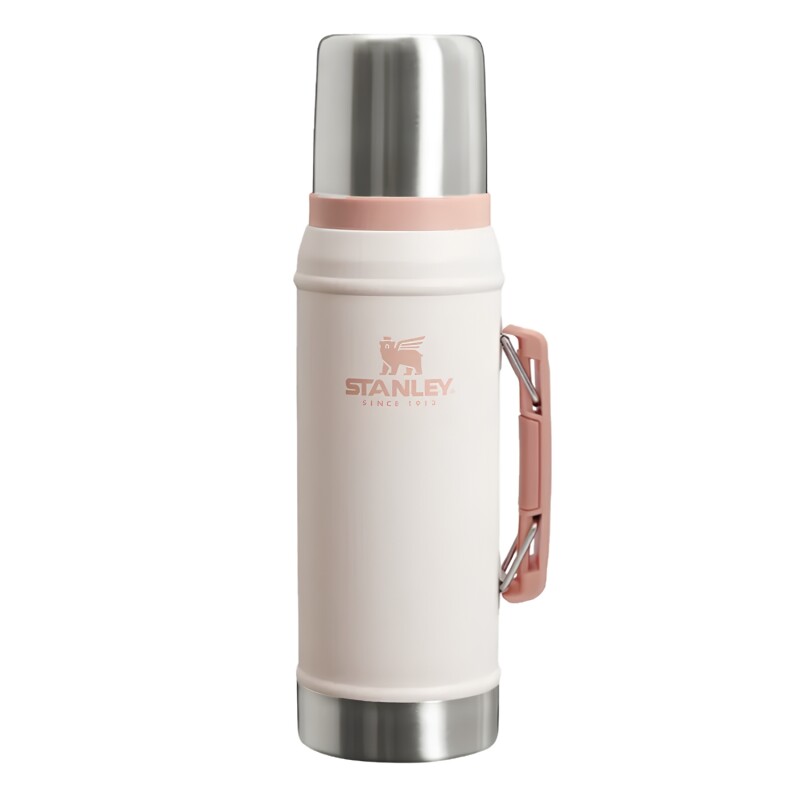 Set Stanley Super Completo termo/mate/bombilla/Yerbera Rosa