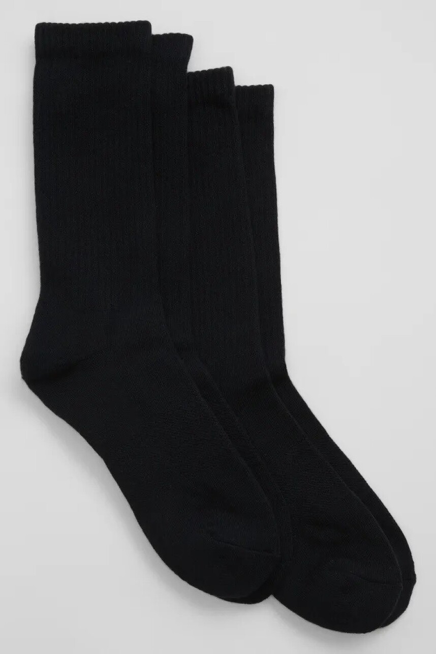 Medias Pack X2 Mujer True Black