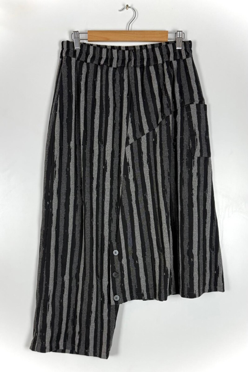 PANTALOBN ALGODON STAY - NEGRO/GRIS 