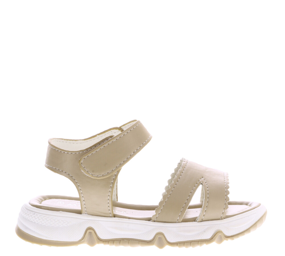 Sandalia LEILAS con velcro Beige