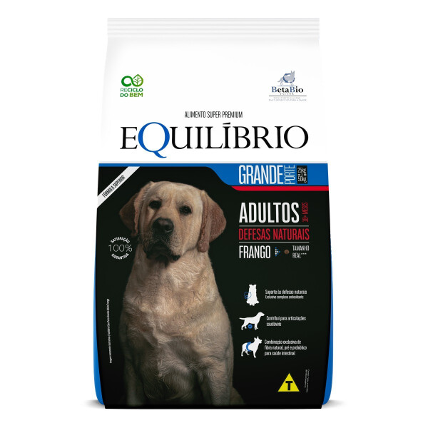 ALIMENTO EQUILIBRIO ADULTOS RAZAS GRANDES 15KG ALIMENTO EQUILIBRIO ADULTOS RAZAS GRANDES 15KG