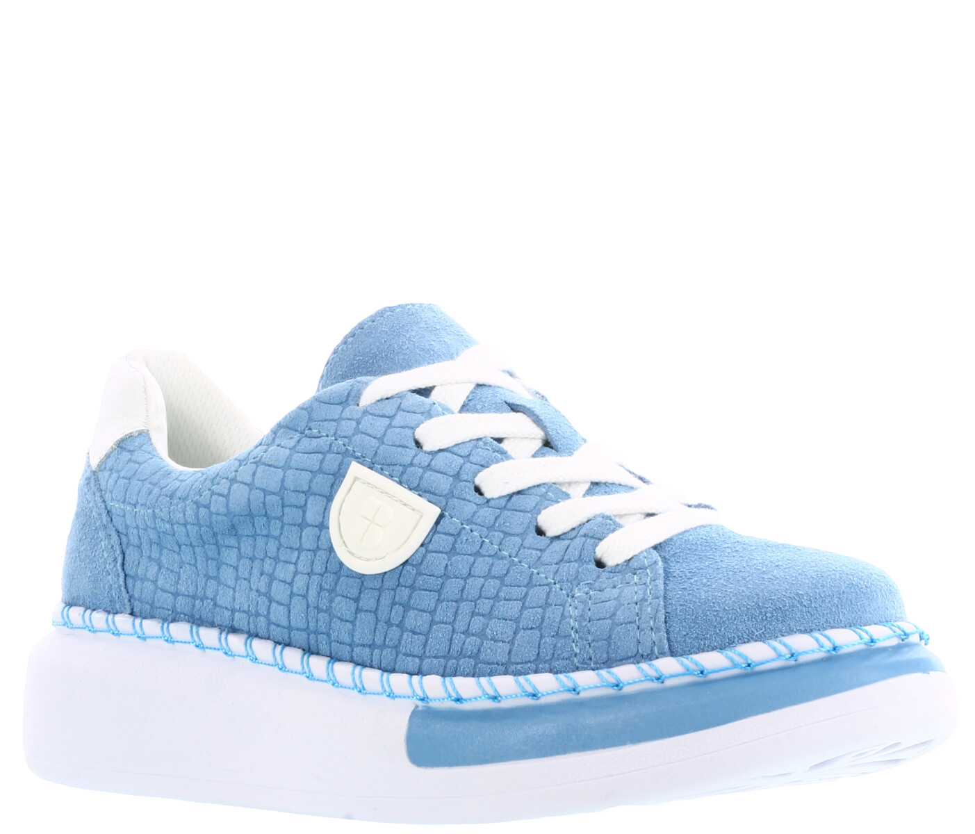 Zapato de Mujer Bottero Deportivo acordonado - Celeste - Blanco 