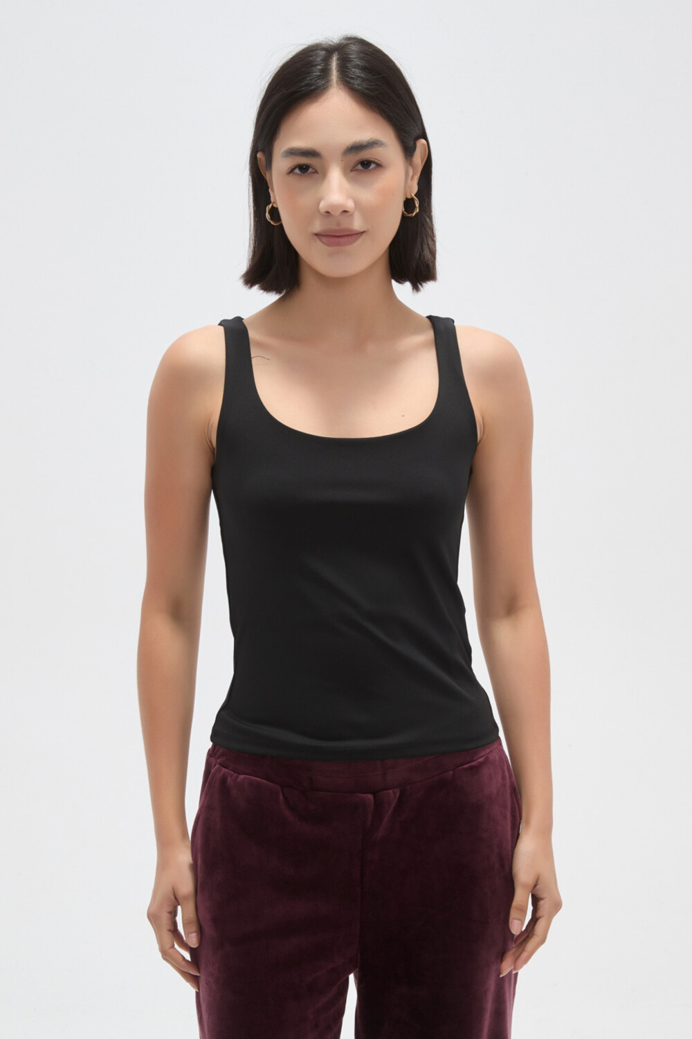 Musculosa Mintas Negro