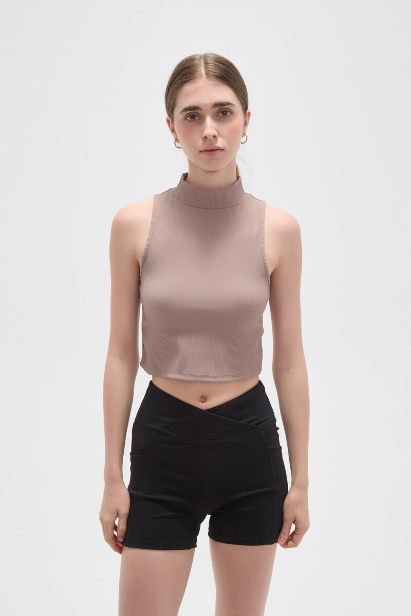 Tops Jiasu - Taupe Claro 