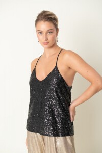 TOP JASPE Negro