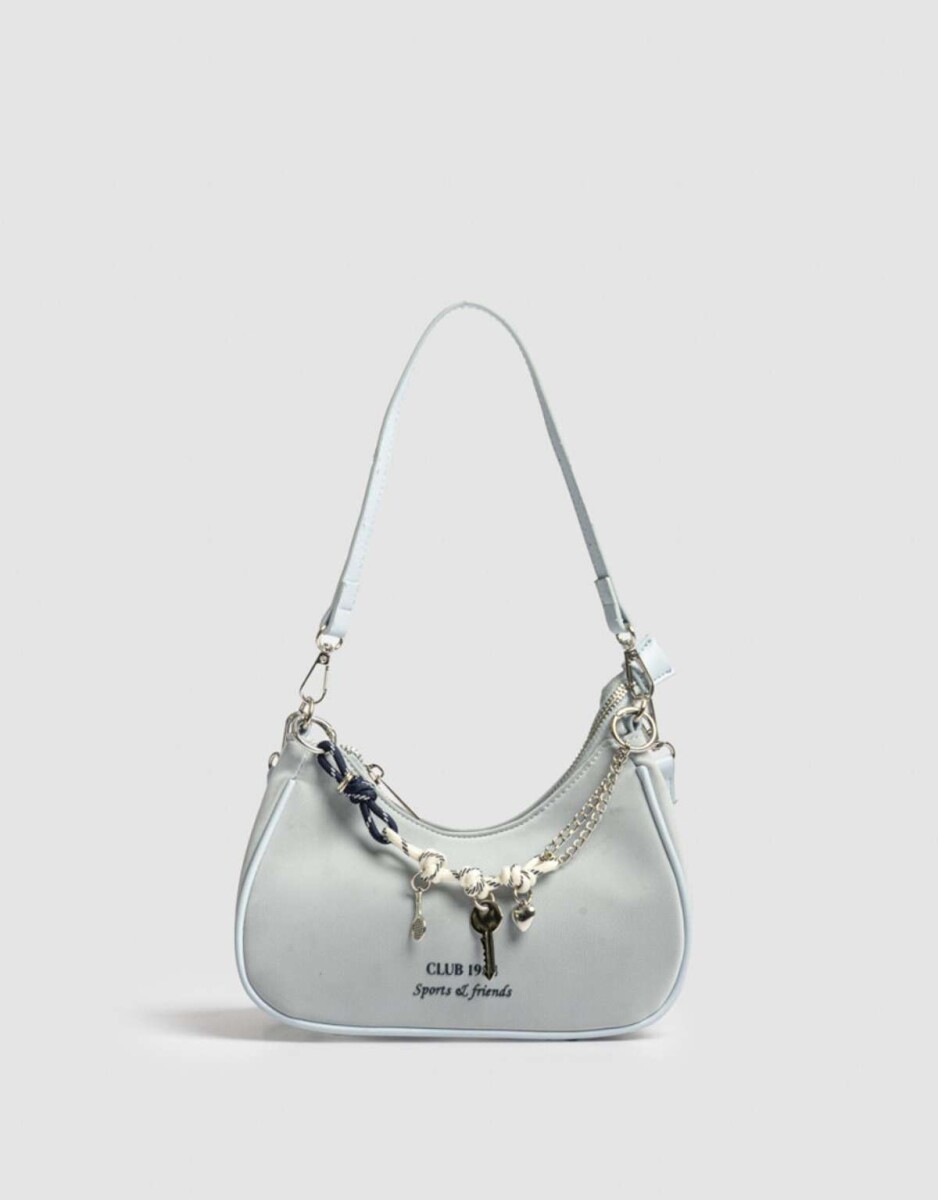 Bandolera Baguette Sport - Azul Celeste 