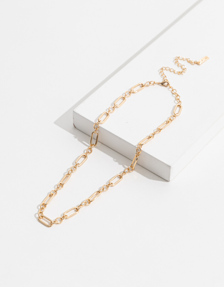 Collar Bañado En Oro 