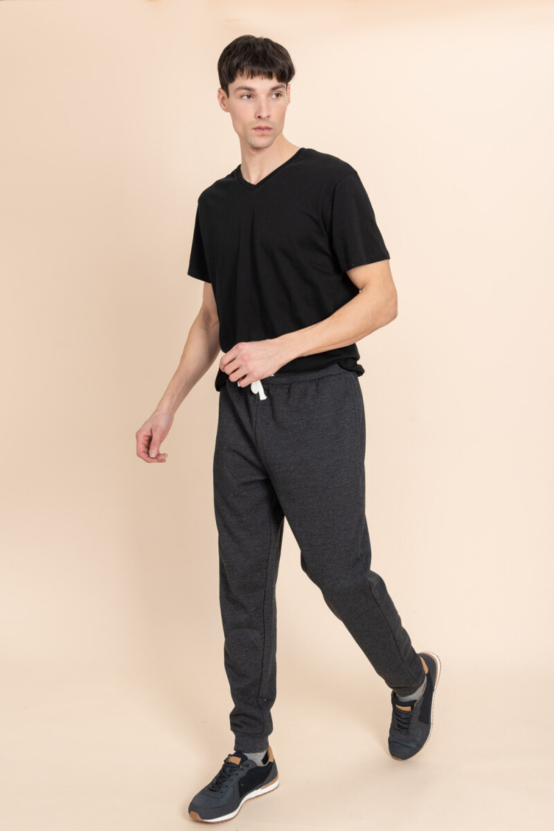 Pantalón deportivo jogger - Gris Oscuro 