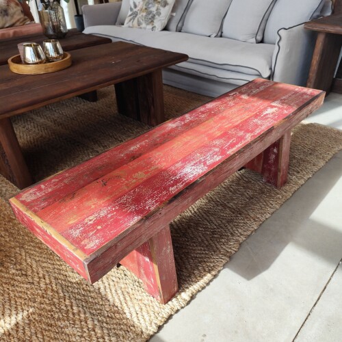 Banco Boatwood, rojo Banco Boatwood, rojo