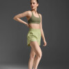 Short Running Aero Hi-Rise 4 Inch Mujer Green Mist/white Reflective
