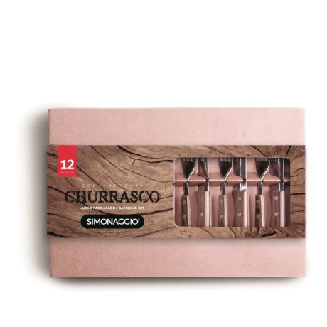 Juego de Cubiertos Simonaggio Churrasco para Asado 12 Pzs 001