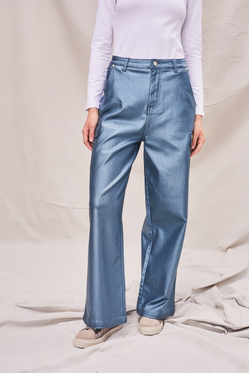 Metallic Cargo Verde Azulado