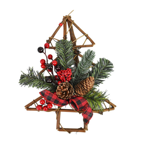 ADORNO PARA PUERTA ARBOL NAVIDEÑO ADORNO PARA PUERTA ARBOL NAVIDEÑO