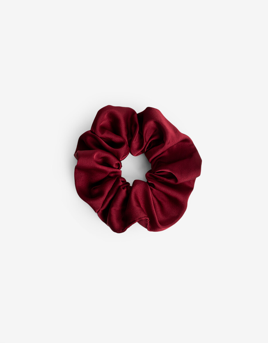 Scrunchie Satén Burgundy 