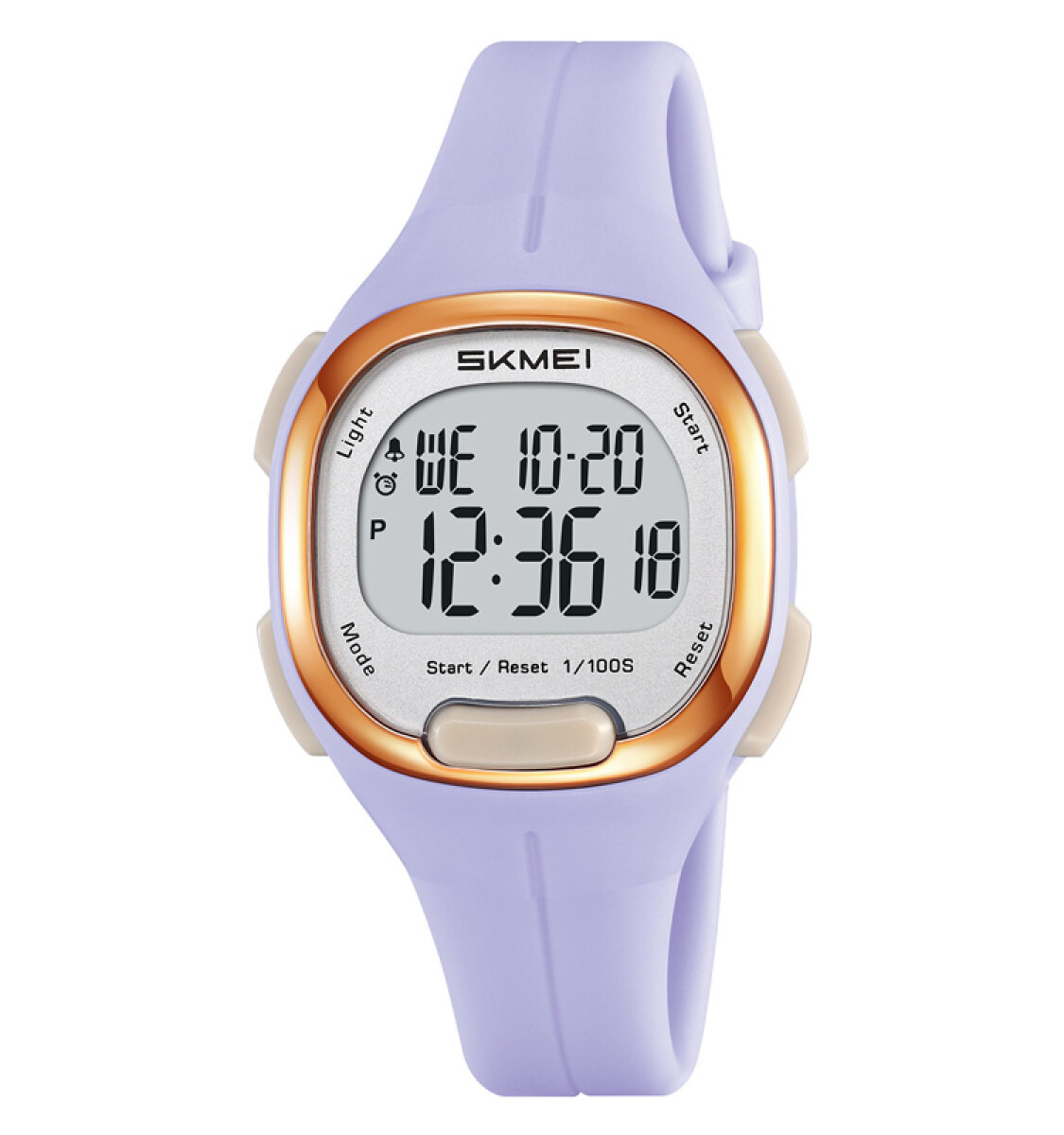Reloj Skmei 2457pl Digital Unisex En Resina Lila 