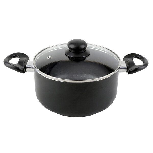 CACEROLA DE 24 CM CUORI BLACK INTERIOR ANTIADHERENTE CACEROLA DE 24 CM CUORI BLACK INTERIOR ANTIADHERENTE