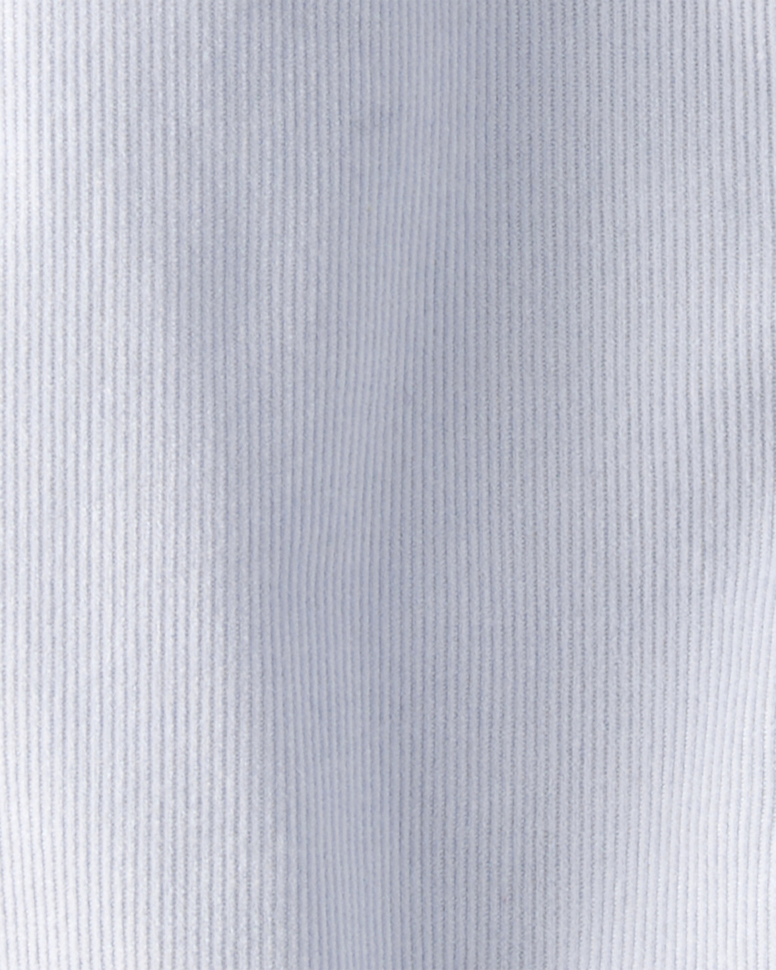 Body de pana, tipo camisa, celeste Sin color