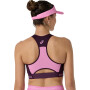 Bras Tenis Game Compression Bra Mujer Dark Aubergine/bubblegum