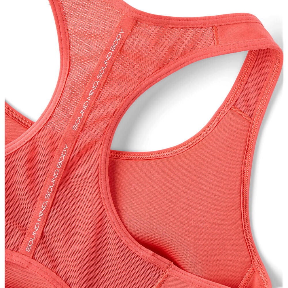 Bra Running Road Compression Mujer Coral Reef