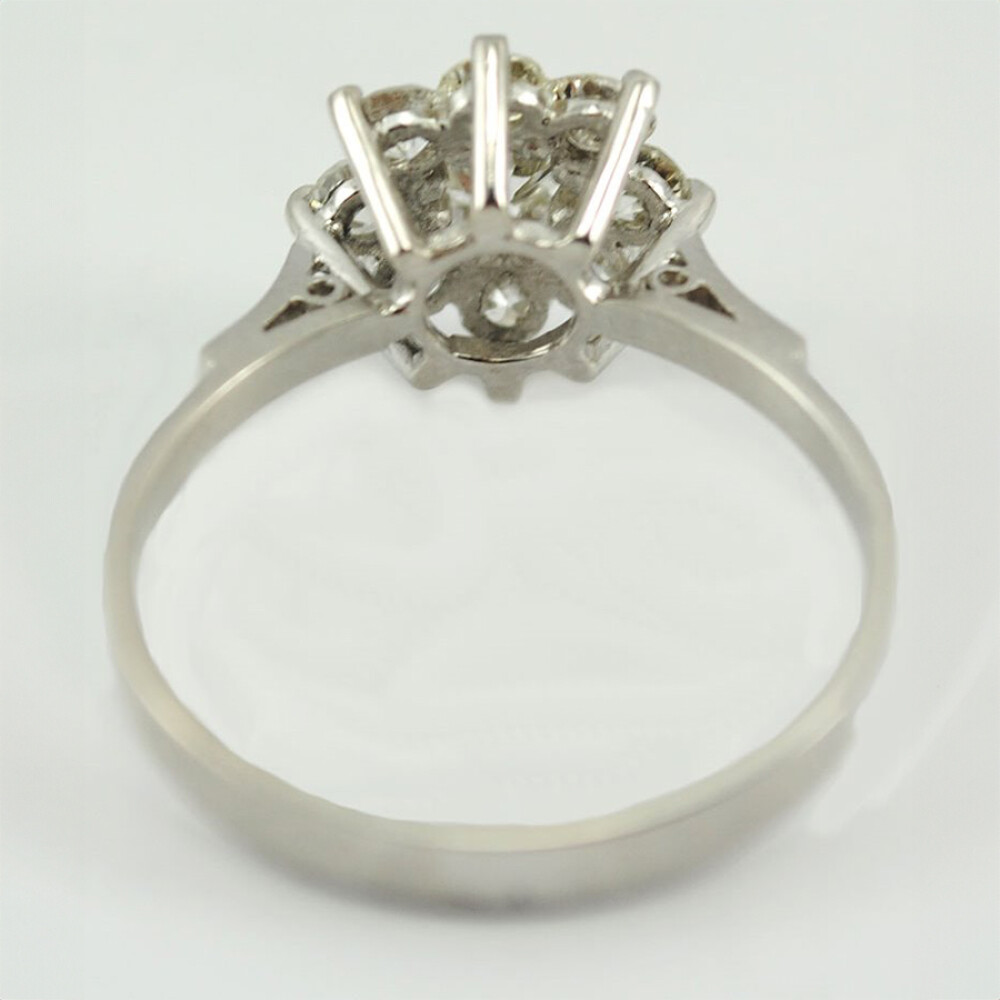Anillo Oro Blanco 18K Y Brillantes Anillo Oro Blanco 18K Y Brillantes