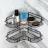 Estante Organizador Esquinero Set de 2 Accesorios Baño Ducha Adhesivo Imback Color Negro Estante Organizador Esquinero Set de 2 Accesorios Baño Ducha Adhesivo Imback Color Negro