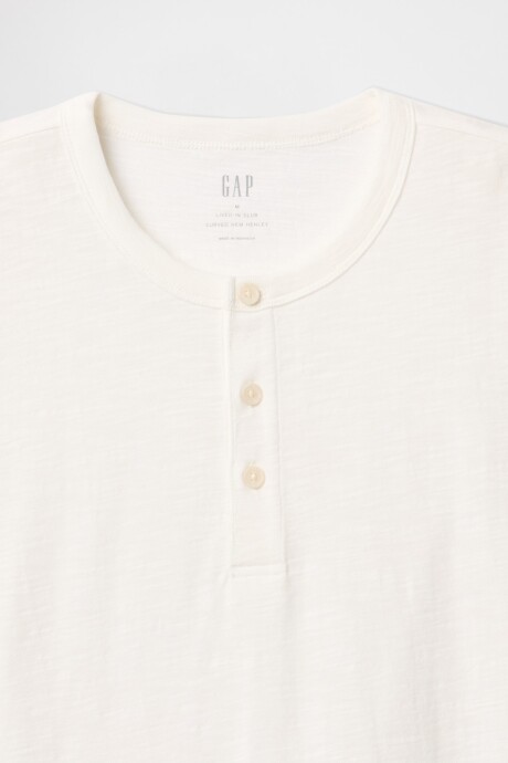 Remera Con 3 Botones Hombre New Off White