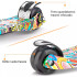 Monopatin Tripatin Scooter Luces Regulable Infantil Niños Variante Diseño Calavera