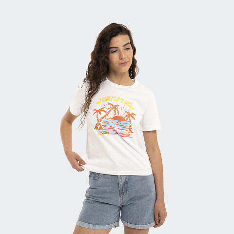 Remera Reef Regular Fit Blanco