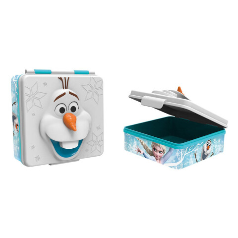 Vianda infantil con Forma de Disney Frozen Blanco Turquesa