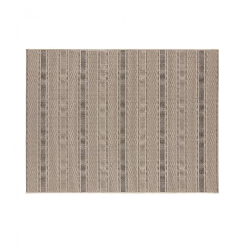 Alfombra Clásica Eco-Nature - Riscas | 1,50x2,00m Beige Chumbo