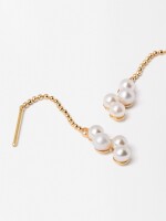 Pendientes Con Perlas dorado