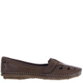 Zapatos de Mujer Freeway Casual c/Velcro Marrón Habana