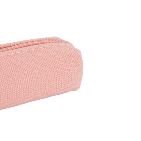 Mini Cartuchera en Tela para Lápices Lapiceras y Accesorios Rosa