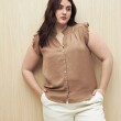 BLUZA ALLIE KEANE MARRON