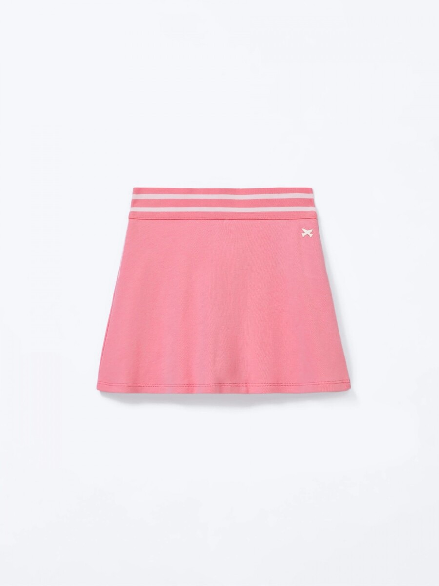 SHORT ESTILO POLLERA - ROSADO 