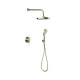 Griferia Ducha Embutir Con Transf. En Brushed Nickel - Serie Signature