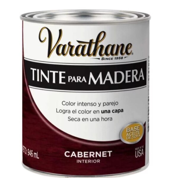 Tinta Para Madera 237ML Cabernet Varathane