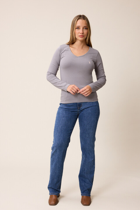 T-SHIRT M/L NOAN POLANCO Gris