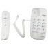 Telefono Fijo De Mesa Numeros Grandes Ideal Mayores Calidad Variante Color Blanco
