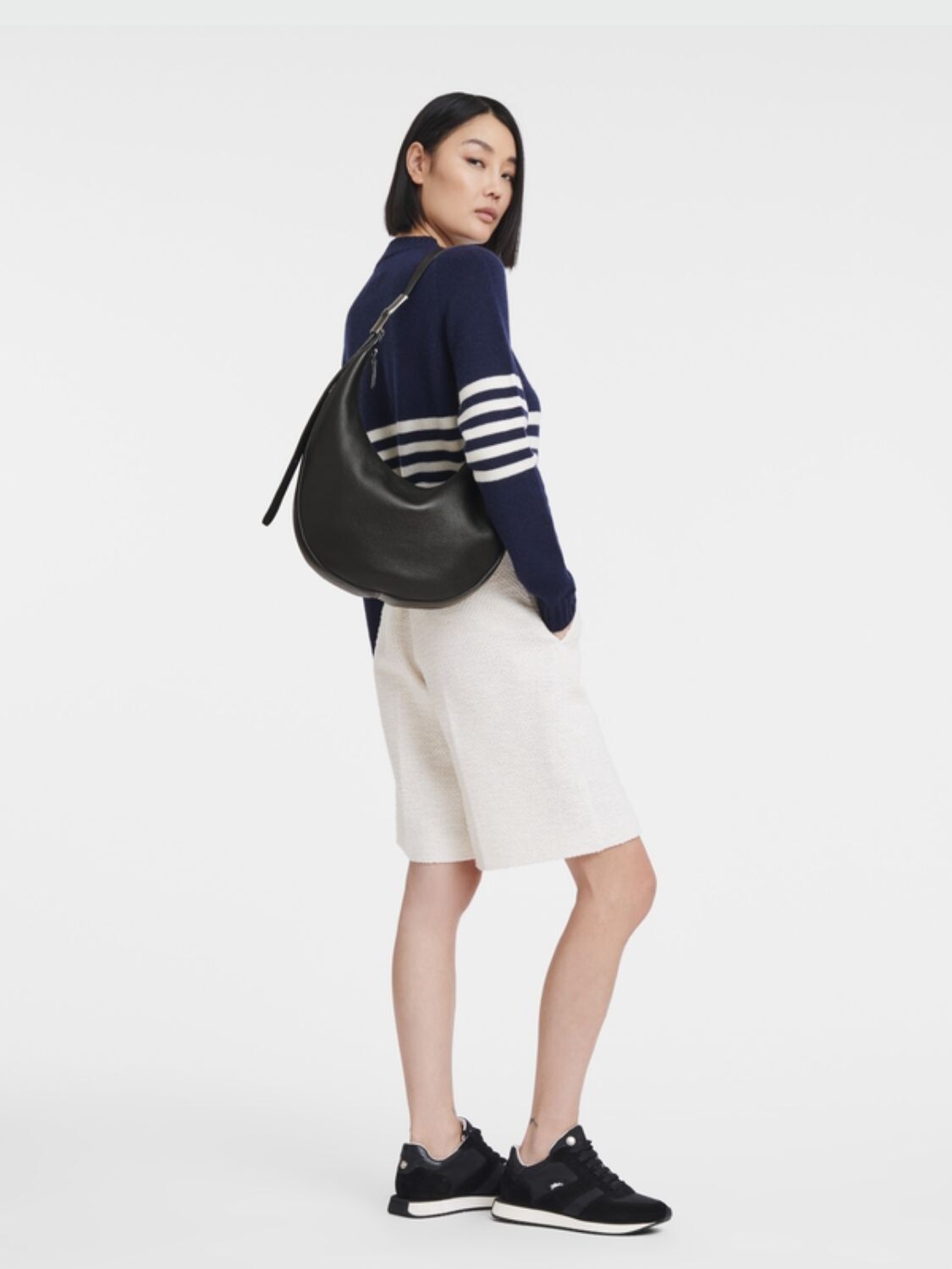 Longchamp -Bolso de hombro talle L, Roseau Essential 001