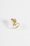 Anillo acero cora ajustable dorado