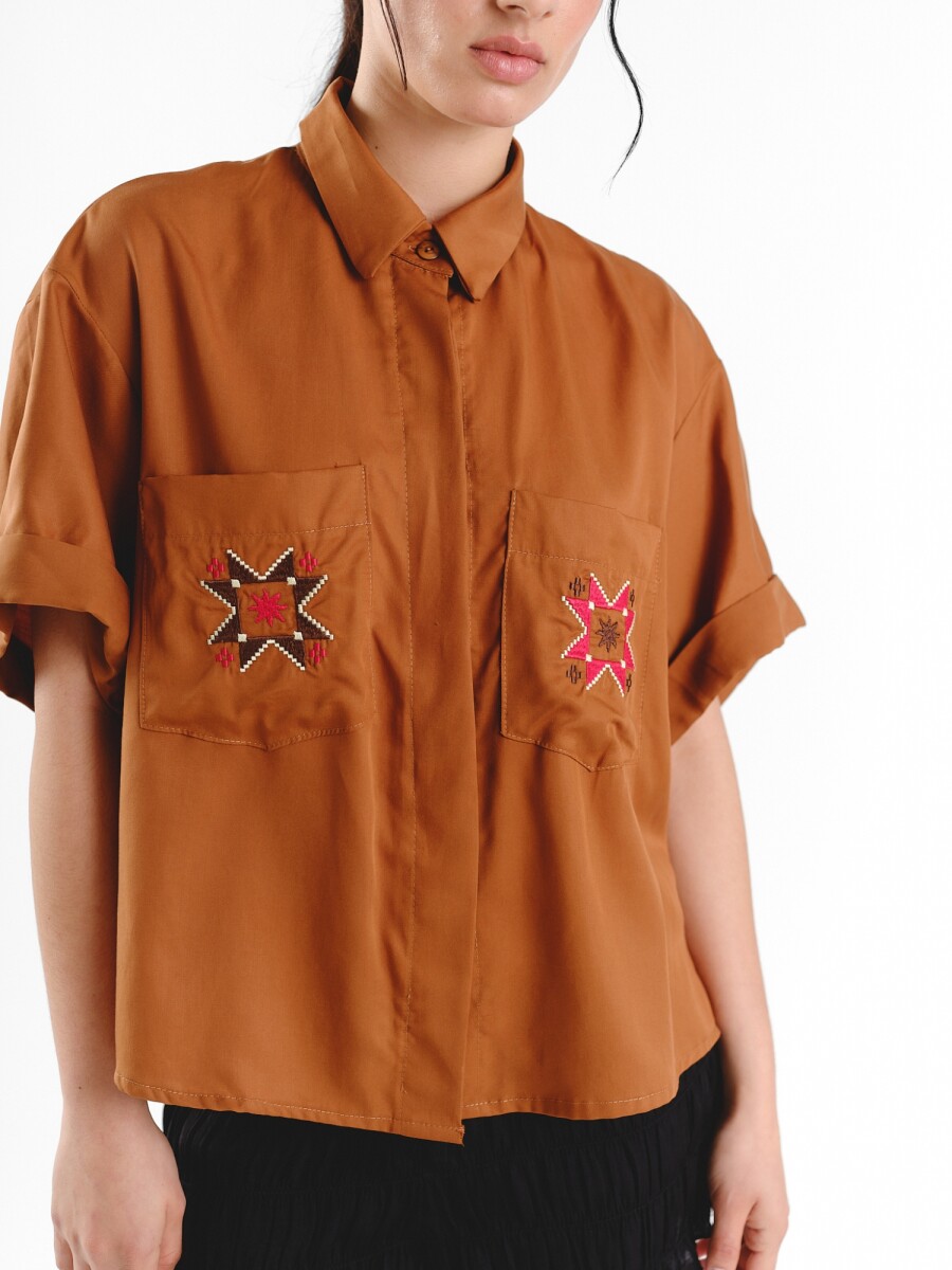 Camisa Mora PRE ORDER - Marrón 